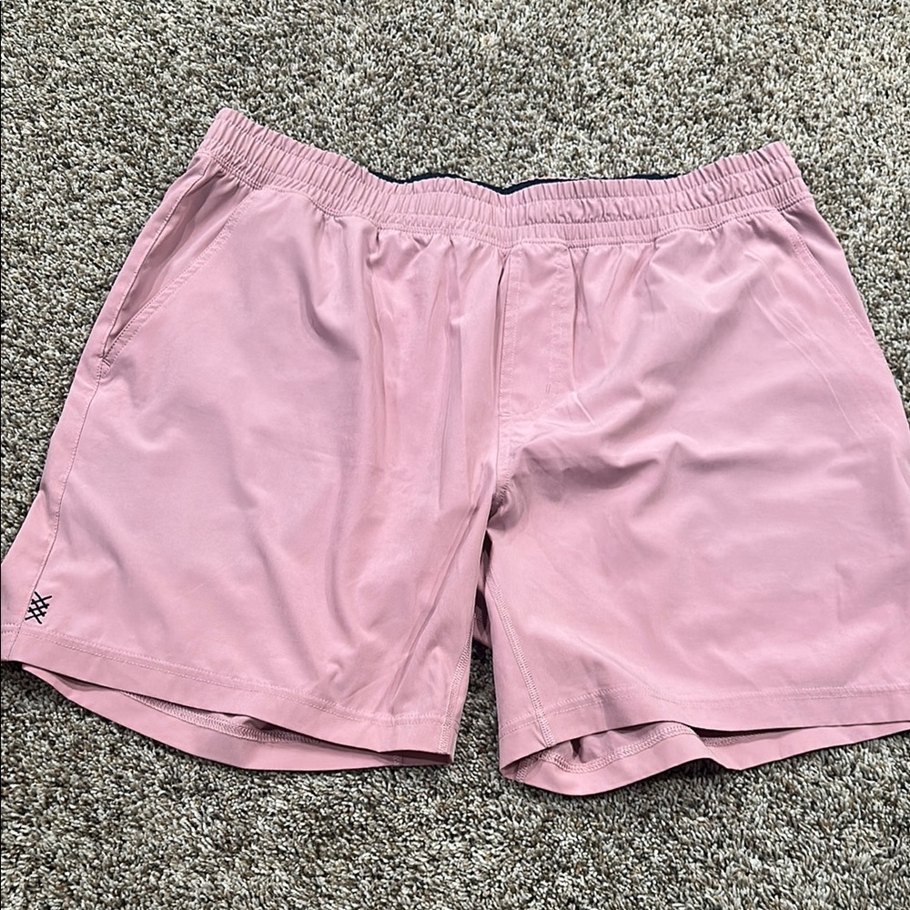 RHONE Pink Athletic Shorts for Active Performance Size XL